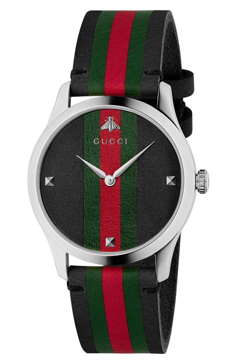 neppe gucci horloge|gucci g timeless leather strap.